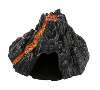 Toyvian Simulation Volcano Model Plastic Volcano Ornament Landscape Decor for Display