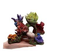Toyvian Simulative Coral Reef Rockery Aquarium Ornament for Fish Tank Decor Smooth Surface Underwater Landscape with Safe and Durable Fish Tank Decoration