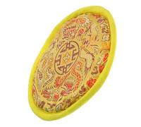 Toyvian Singing Bowl Mat Hand Sewn Buddha Sound Bowl Cushion for Practice Decorative