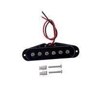 Toyvian Single Coil Guitar Pickup Black Electric Guitar Parts Easy Install Fixed Circuit Board Sound Replacement Accessory