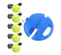 Toyvian Single Person Tennis Trainer Rebound Set with Weighted Baseboard