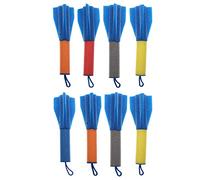 Toyvian Slingshot Finger Rockets for Children 8-Piece Rocket Launcher Toy Foam Finger Rockets for Boys Girls Summer Outdoor Activities Party Gifts