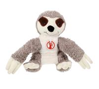 Toyvian Sloth Hand Puppet for Realistic Animal Plush Doll Movable Mouth Interactive Storytelling Puppet for Gray Sloth Plush