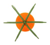 Toyvian Slow Feeder Dog Bowl Insert Silicone Design to Control Eating for Large Dogs Green and Orange Promotes Healthy Digestion and Prevents Choking Suitable for Fast Eaters