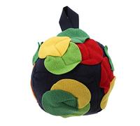 Toyvian Slow Feeding Dog Snuffle Ball Food Leaking Foraging Mat for Pets Interactive Chew and Training Ball Vintage Blue Promotes Healthy Eating and Mental Stimulation