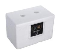 Toyvian Small Chicken Egg Incubator Portable Incubator for Poultry Eggs Temperature Control for Home and Farm Use