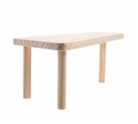 Toyvian Small Hamster Wooden Cage Platform with Two-tier Stand and Multi-use Solid Wood Play Deck for Hamsters, Chinchillas, and Small Pets’ Habitat Accessories