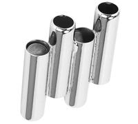 Toyvian Small Violin Tuner Musical Violin Tuner Stainless Steel Silver Compact Stylish Luxurious Creative Design for Singing and Group Performing