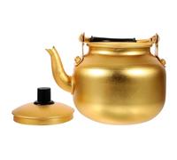 Toyvian Small Water Boiler Kettle 0.75l Aluminum Tea Kettle with Rust Resistant Multi-use Design for Induction and Electric Stovetop, Practical Handheld Water Pot for Tea Lovers