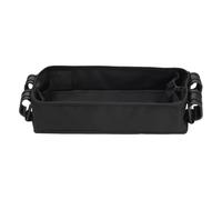 Toyvian Snack Tray for Stroller Universal Stroller Tray Accessory with Phone Holder Attachment Black Canvas Material Convenient Eating Strong Stability Suitable for Parents