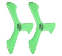 Toyvian Soft Foam Boomerang for Outdoor Beach Games Light Green | EVA Build, Resistant to Deformation, Safe, Parent Play, Versatile Outdoor Fun