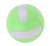 Toyvian Soft Indoor Volleyball Practice Ball for Training and Competition Durable Portable Sports Ball with Excellent Control for Indoor Matches and Outdoor Recreation Macaron Green White