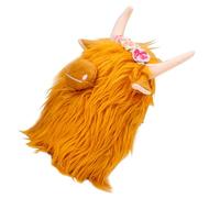 Toyvian Soft Plush Highland Cow for Realistic Stuffed Farm Animal Doll and Fade-resistant Comfort Pillow Suitable for Boys and Decoration