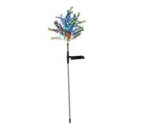 Toyvian Solar Christmas Tree Light Outdoor Decorative Lamp with Color LEDs Solar Powered Garden Ornament for Patio Lawn Party Decoration Easy Installation