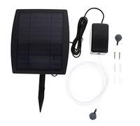 Toyvian Solar Oxygen Pump for Aquariums Quiet Operation Air Pump for Fish Tanks and Outdoor Use Random Color