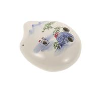 Toyvian Sound Alto Key Ceramic Ocarina Small Musical Instrument for Beginners Adorable Chinese Style Decor for Boy Girl and Music Enthusiasts