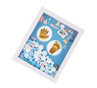 Toyvian Souvenirs of Hand and Foot Prints Newborn Handprint Photo Frame Boys and Girls Footprint Photo Frame for Memory Born Accessories