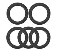 Toyvian Speaker Foam Sponge Edge Surround Rings Resist Environmental Impacts and Sound Quality Black Colour 5pcs Replacement Parts for Audio Speaker Repair, round Shape Woofer