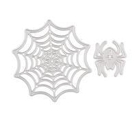 Toyvian Spider Web Embossing Cutting Die Carbon Steel Scrapbooking Stencil for DIY Scrapbooking and Album Decoration, Metal Die Cuts for Pocket Scrapbooks and Crafts