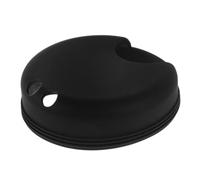 Toyvian Splash Guard Wide Mouth Water Bottle Cap Spill Accessory for Easy Sipper Secure Fit Spill Lid for Water Cups Black Stylish Cover