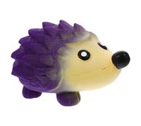 Toyvian Squeaky Latex Hedgehog Dog Durable Chew for Dogs Interactive Teething to Clean Teeth and Prevent Destructive Chewing Safe Non Toxic Pet Plaything Purple