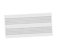 Toyvian Staff Whiteboard Dry Erase Lapboard for Students and Musicians Portable Rubber Surface Message Memo Board for Classroom Home Office Use