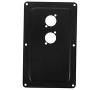 Toyvian Stage Speaker Back Panel Heavy-duty Metal Connection Plate for Speaker Enclosure Subwoofer Box Terminal Plate Wire Connector Panel for Home Acoustics
