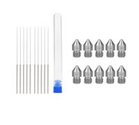 Toyvian Stainless Steel 3d Printer Nozzle Cleaning Tool Kit with Strong and Sturdy Needles, Easy to Install Accessories for Precise Maintenance of 3d Printer Nozzles in Industrial