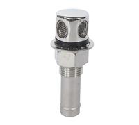 Toyvian Stainless Steel Boat Fuel Vent Hole for Gas Tank Corrosion-resistant Straight Vent with Mirror Finish Fits Oil Fillers Water and Fuel Refill Accessory for Yacht