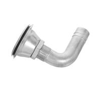Toyvian Stainless Steel Boat Gas Tank Vent Hose Thru-hull Exhaust Port for Efficient Fueling and Draining Leakproof Yacht Drain Vent with Enhanced Flow Dynamics