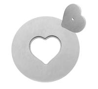 Toyvian Stainless Steel Candle Jar Lid Cover Wax Protector with Anti-splatter Design Decorative Replacement Jar Topper for Cozy Home Ambiance Suitable for Desks and Nightstands