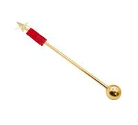 Toyvian Stainless Steel Conducting Baton 90cm Gold Musical Instrument Accessory for Marching Band Drum Corps and Orchestra Performance