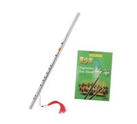 Toyvian Stainless Steel G Key Flute for Beginners and Technical Musicians, Resistant to Deformation with Traditional Design, Authentic Musical Experience, Great for Solo Performances