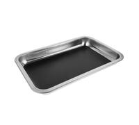 Toyvian Stainless Steel Lab Dissection Pan for Middle and High School Biology Courses Easy to Clean Surface and Dissection, Science Lab Experiment Tray for Students