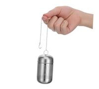 Toyvian Stainless Steel Loose Tea Strainer Ball Food Grade Mesh Spice Filter for Brewing Tea Soup and Seasoning Fine Mesh Multipurpose Seasoning Basket for Hot Beverages and Herbal