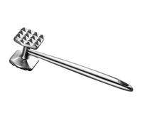 Toyvian Stainless Steel Meat Mallet Tenderizer Hammer for Beef Chicken Pork Poultry Kitchen Tool Efficient Muscle Fiber Softening and Flattening Cooking Aid