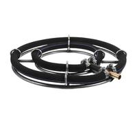 Toyvian Stainless Steel Nano Bubble Diffuser Ring for Fish Tank and Pond Oxygenation - Double Circle 25Cm Aquarium Aerator Air Stone with Fine Bubble Release for Aquarium Supplies