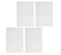 Toyvian Stainless Steel Seed Sprouter Tray Mesh Insert 12x8.3 Inches 4pcs 20 Mesh Screen, Easy to Clean and Space-saving Stackable Design, for Kitchen Seed Starting and Sprouts Growing