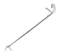 Toyvian Stainless Steel Snake Catcher Clip Durable Folding Tongs for Safe Snake Handling Multi Purpose Tool for Reptiles Crabs and Eels Easy to Use and Grip