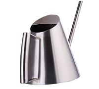 Toyvian Stainless Steel Watering Pot with Long Spout Ergonomic Handle Durable Metal Garden and Indoor Watering Can for Houseplants Flowers and Hanging Plants