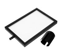 Toyvian Stanchion with Double Sided Display Portrait A4 Size Sign Holder Metal Frame for Effective Communication and Flexible Layout, for Conference Checkins and Exhibitions Crowd Control