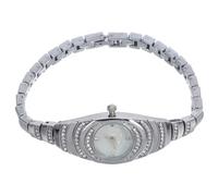 Toyvian Sterling Silver with Zinc Alloy Material Ladies Watches Featuring a Stylish Diamond Bracelet Design Offering a Practical and Comfortable Wearing Feeling, for Party and Wedding