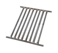 Toyvian Stove Grate Replacement Iron Fire Grate Basket Heat Shield for Log Burner Firewood Log Holder Rack