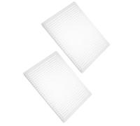 Toyvian Straight Line Stencil Templates, 1.0cm Spacing, 27 Grids, 2 Sets Plastic Template Ruler for Calligraphy Lettering and Architectural Design, Writing Guide Assistance for