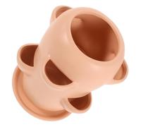 Toyvian Strawberry Drainage, and Vertical Holes Openings Space-saving Bottom Ceramic Tower Planter Pot with Multiple Flower Pot for on Small Flowers and Houseplants Desktops Outdoor Use