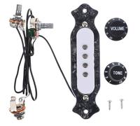 Toyvian String Soundhole Pickup for Electric Cigar Box Guitar Volume Tone Control Knob Magnetic Guitar Soundhole Pickup