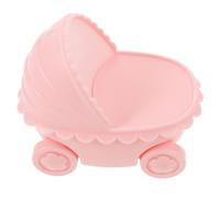Toyvian Stroller Shape Plastic Night Light for Bedroom and Home Use, Anti-Fall Design with Warm Glow Emission, Decorative Stroller Table Lamp for Childrens Bedside