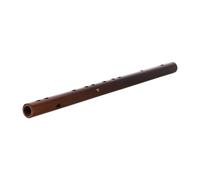 Toyvian Sturdy Bamboo f Key Flute Short Traditional Instrument Perfect for Adult Beginners