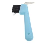 Toyvian Supple Grip Portable Hoof Pick with Fine Cleaning Brush for Horse Hoof Care Ergonomic Handle Durable Material Effortlessly Removes Dirt Mud Essential Horse