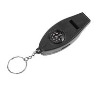 Toyvian Survival Whistle Compass Thermometer Outdoor Accessory Portable Four in One Hiking Tool with High Precision Direction Finding and Compact Design for Camping and Climbing